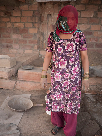 Woman With Scarf