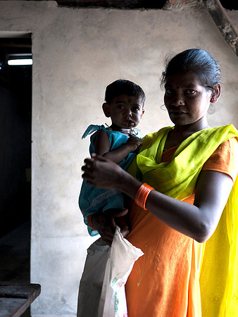 Calcutta Woman and Child